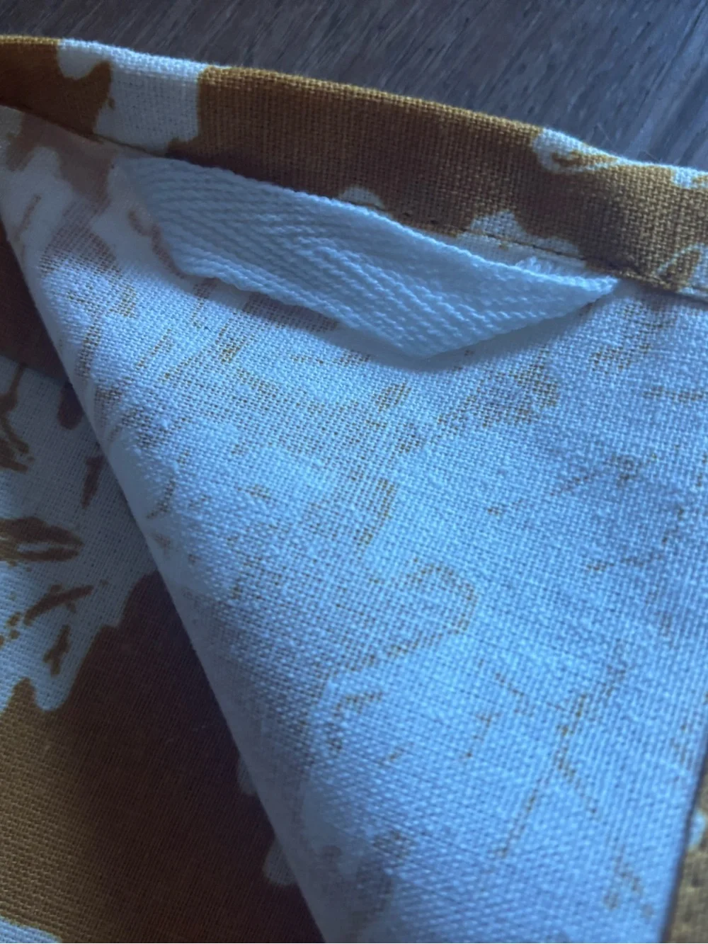 Threshold Gold and White Fall Kitchen Towels